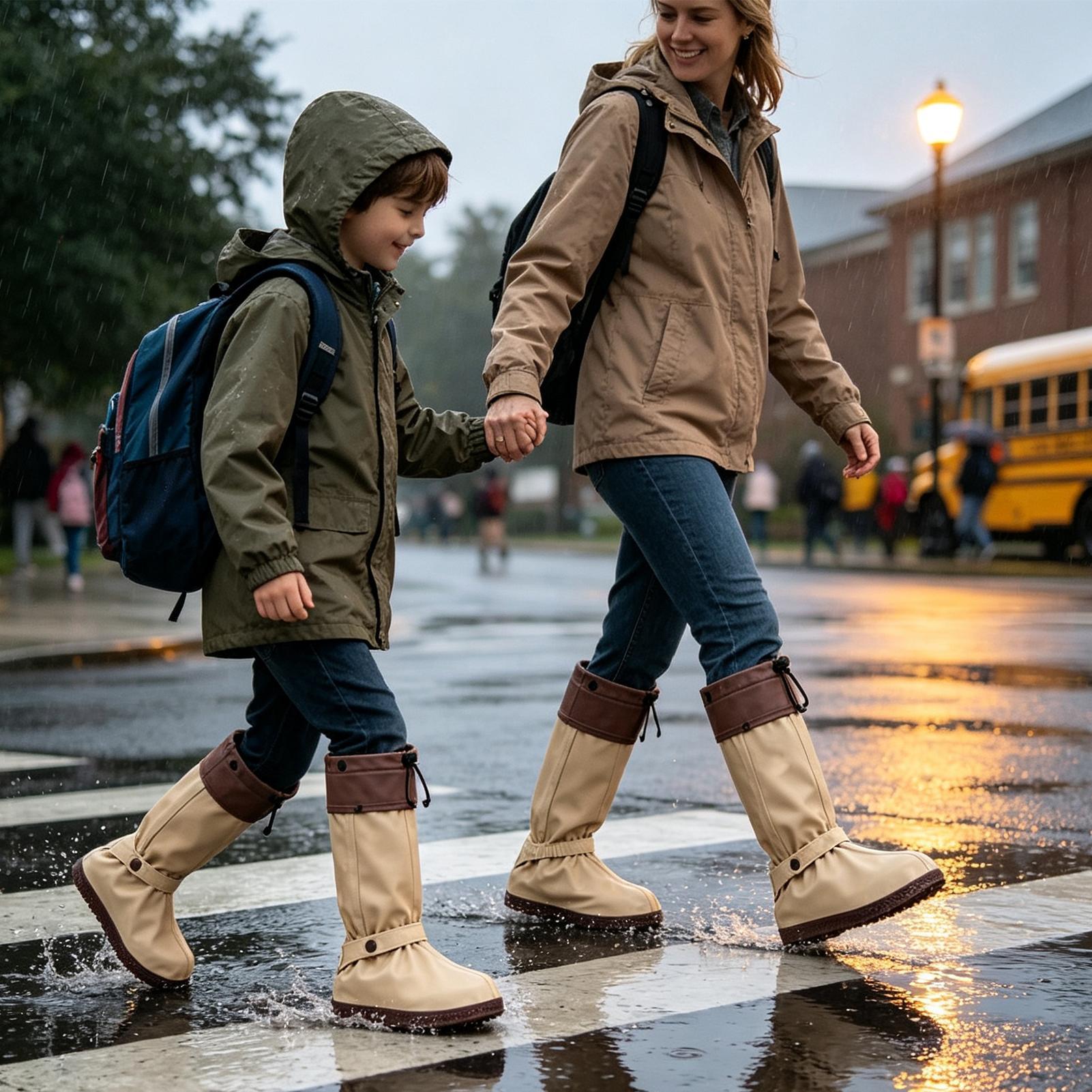 Regenoverschoenen met rits, he - Cycling Commute In Rain recensie en prijs
