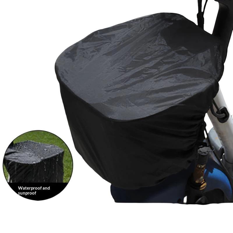 Waterdichte fietsmandbekleding - Cycling Commute In Rain recensie en prijs