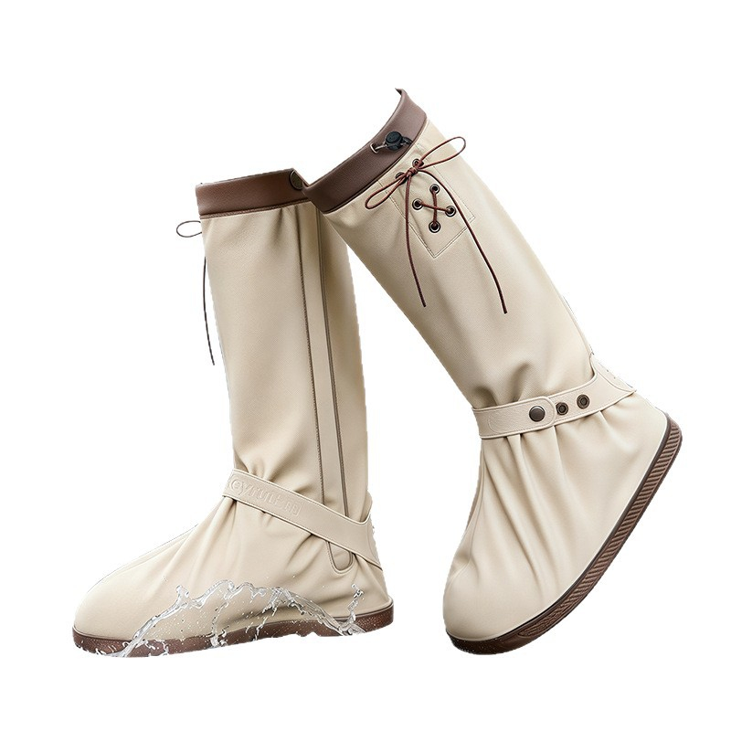 Stijlvolle unisex hoge regenov - Cycling Commute In Rain recensie en prijs
